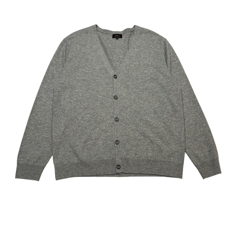 Quince Mongolian Cashmere 2.0 Cardigan Sweater Men's XL Quiet Luxury